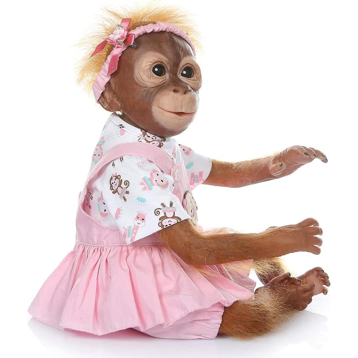 Muñeca Reborn Realista 50 cm TERABITHIA Vinilo Suave