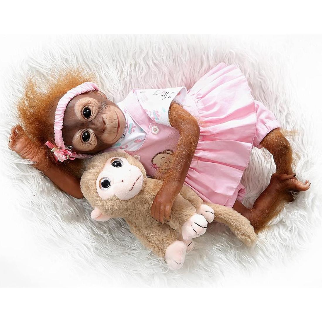 Muñeca Reborn Realista 50 cm TERABITHIA Vinilo Suave