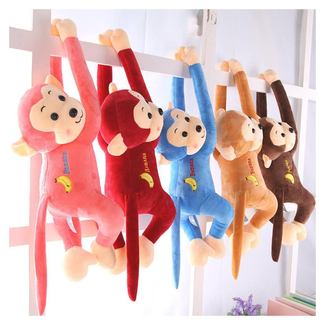 Paquete de 5 Monos de Peluche Colgantes 45 cm TONGMAN