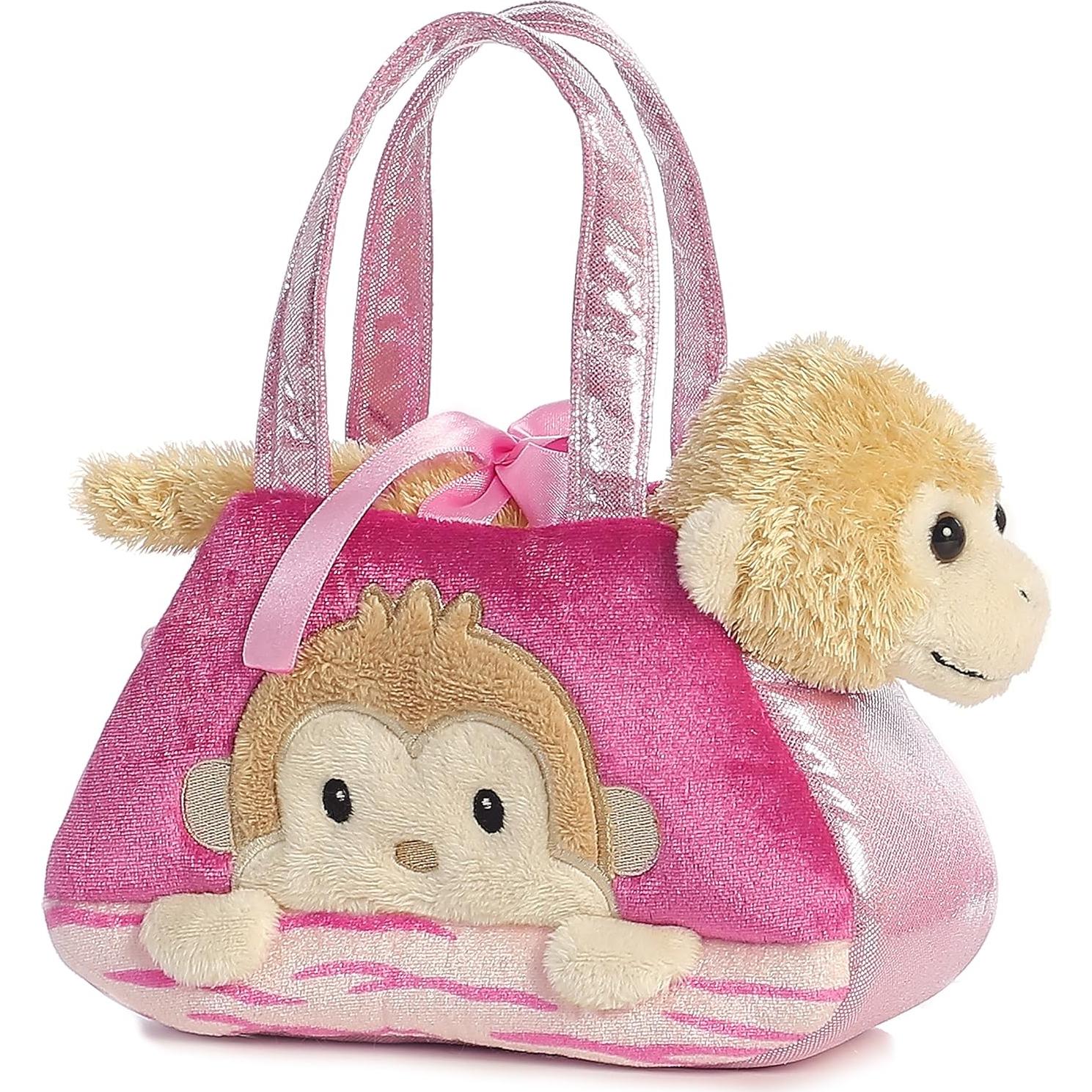 Peluches Aurora Fancy Pals Mono Peek-A-Boo 17.78 cm Multicolor