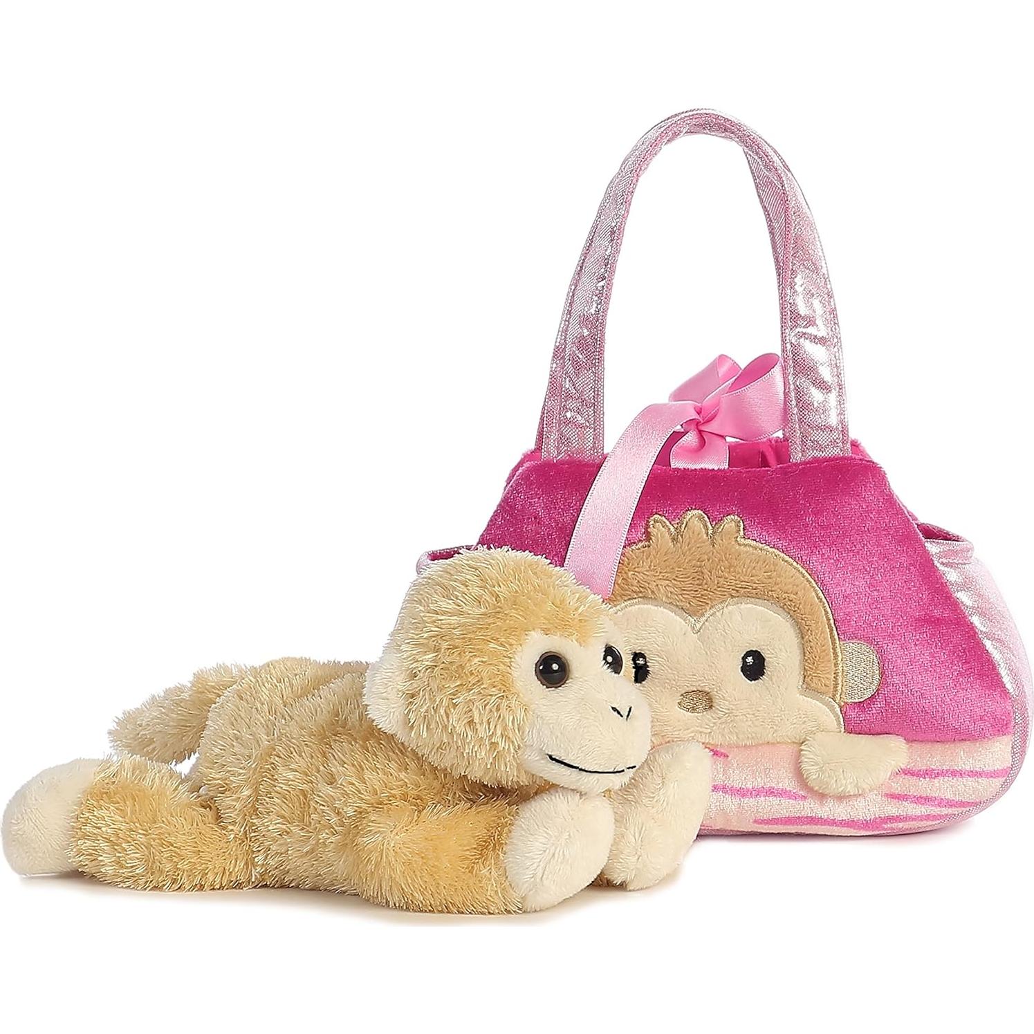 Peluches Aurora Fancy Pals Mono Peek-A-Boo 17.78 cm Multicolor