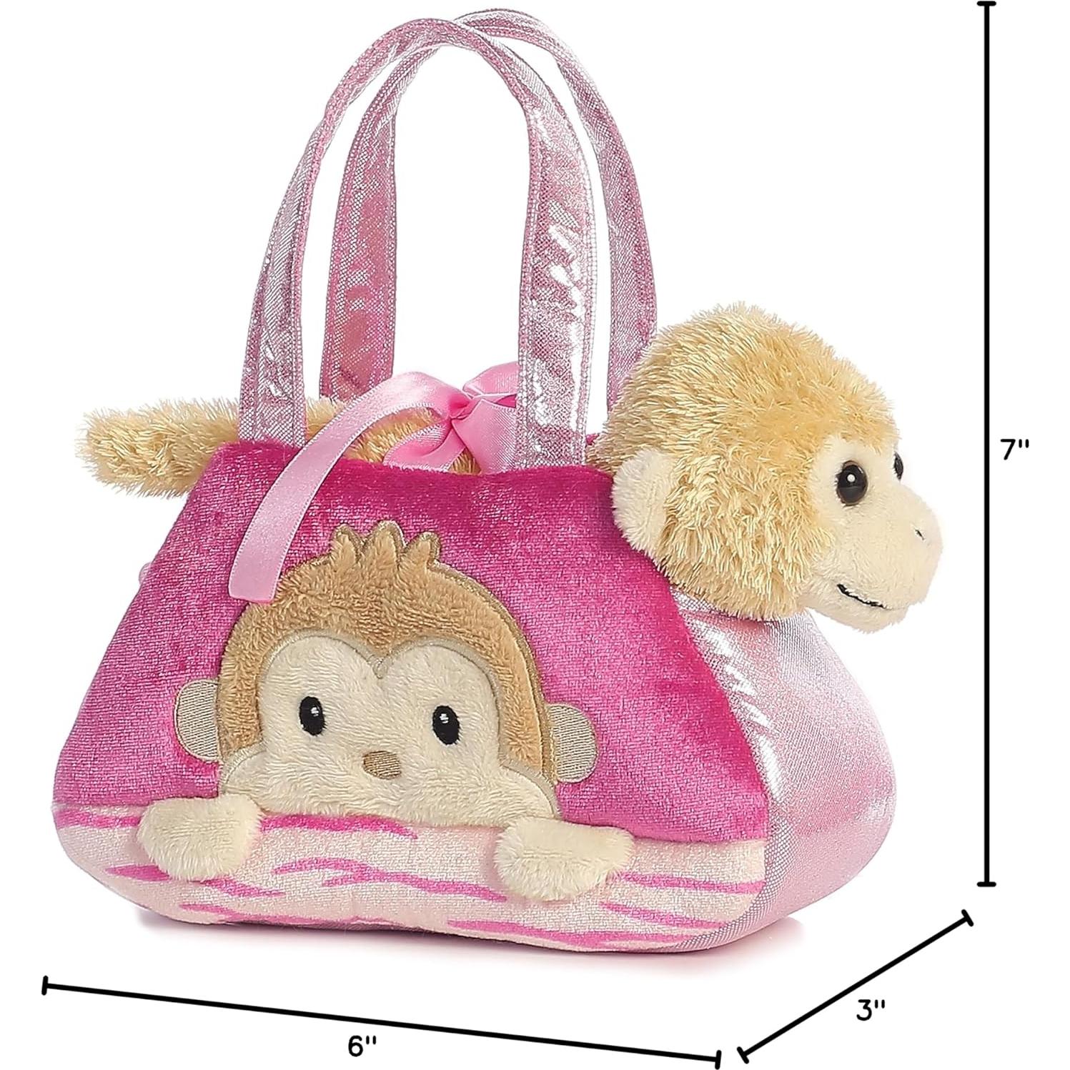 Peluches Aurora Fancy Pals Mono Peek-A-Boo 17.78 cm Multicolor