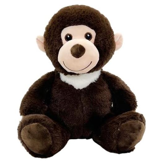 Mono de Peluche Anico 25.4 cm Marrón con Ojos Bordados