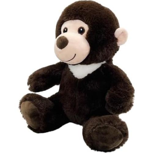 Mono de Peluche Anico 25.4 cm Marrón con Ojos Bordados