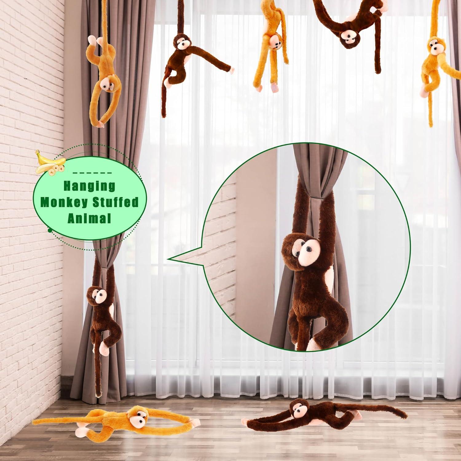 Adorno de Mono de Peluche Suave Kugliwa 60 cm - Paquete de 20