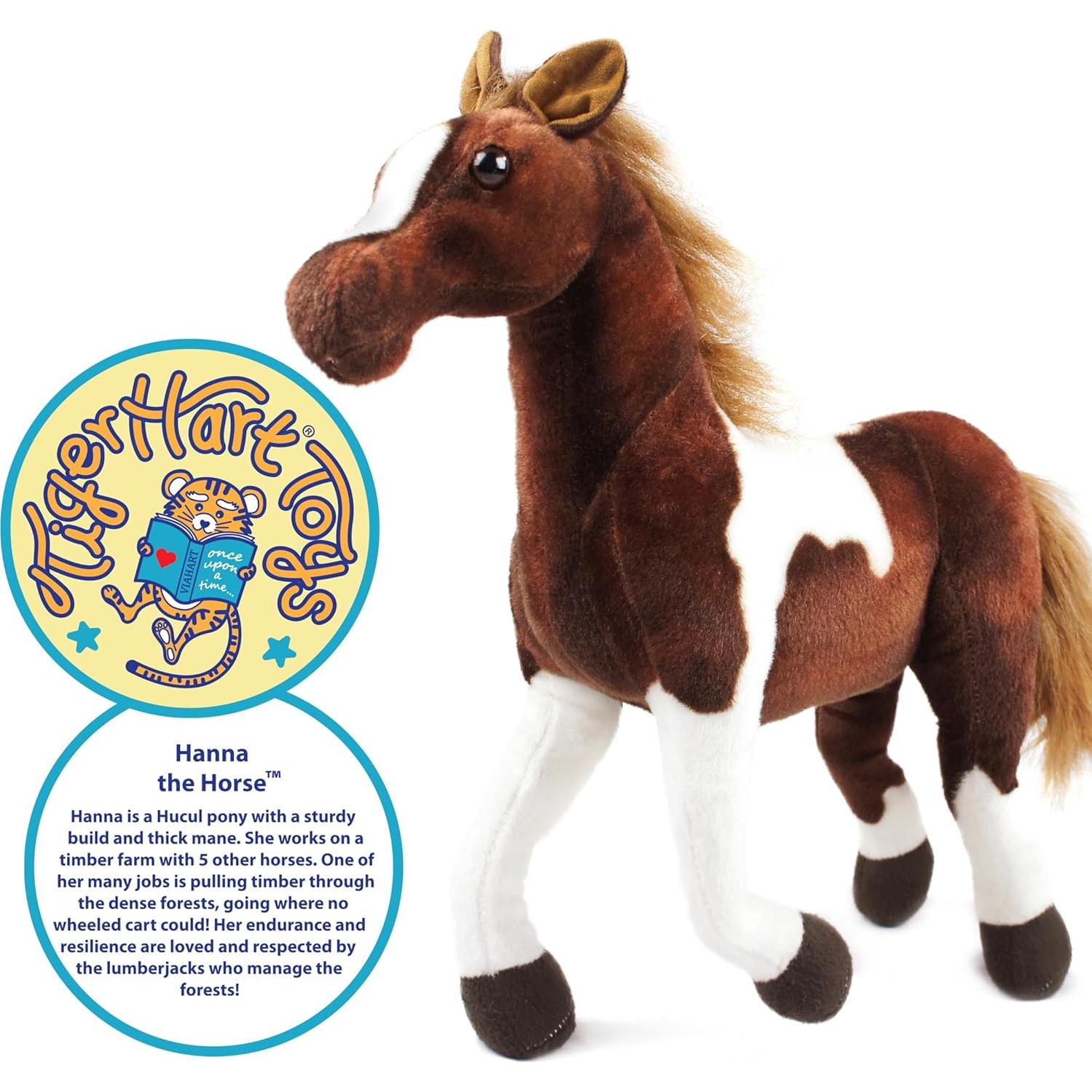 Peluche Caballo Hanna 40.6 cm VIAHART - Suave y Articulado