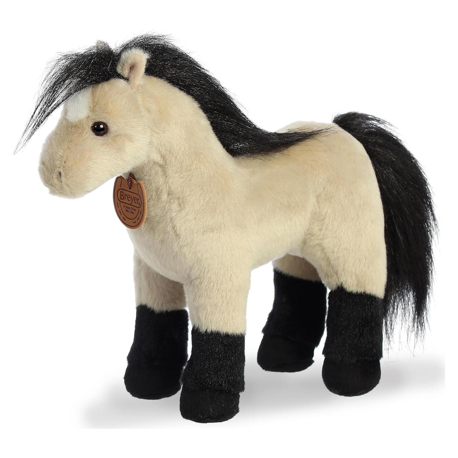 Peluche Pony Highland Breyer Aurora 28 cm - Realista y Suave