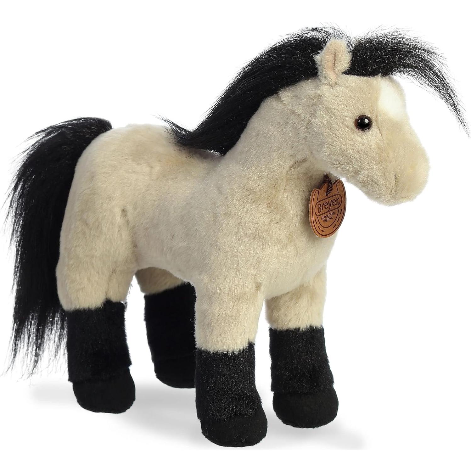 Peluche Pony Highland Breyer Aurora 28 cm - Realista y Suave