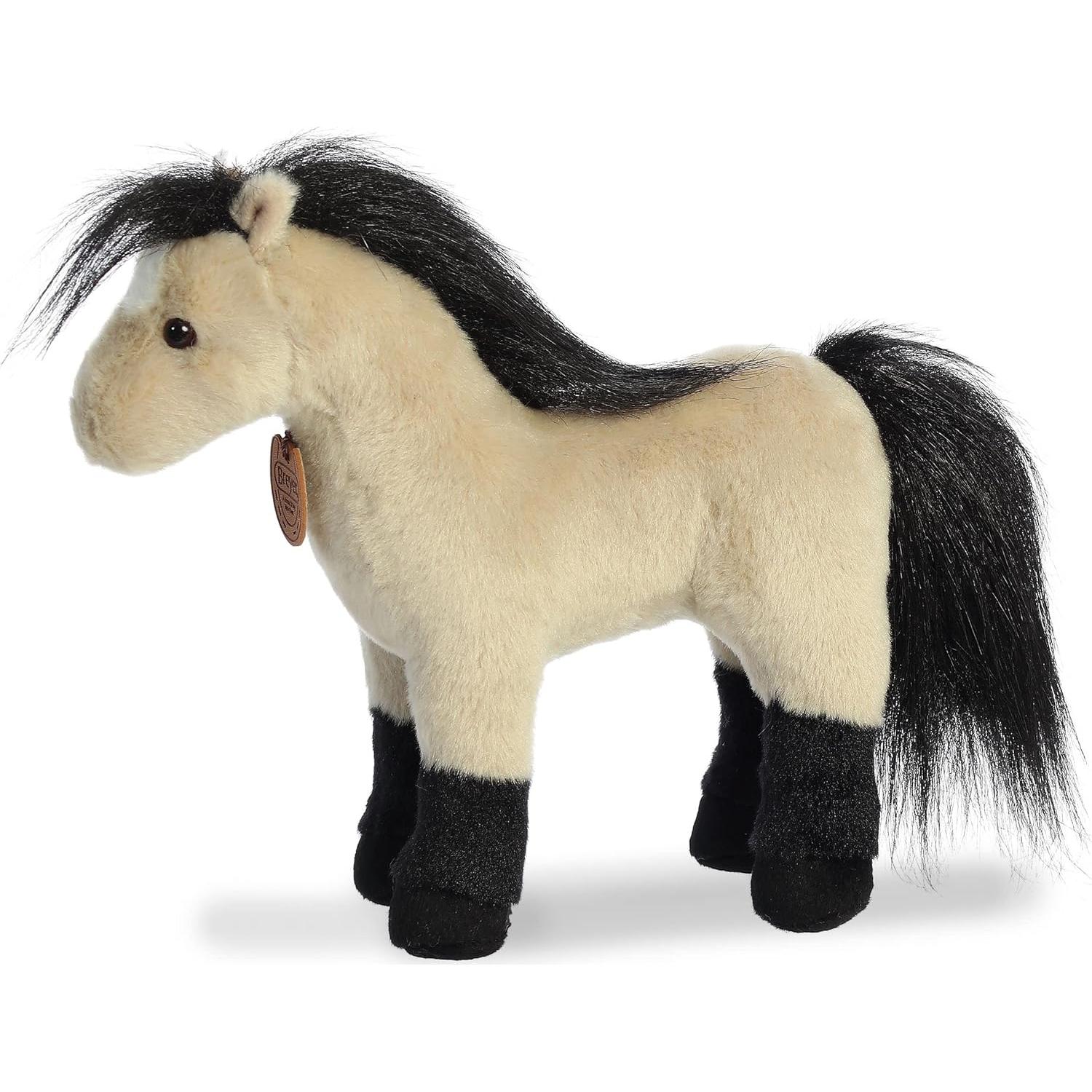 Peluche Pony Highland Breyer Aurora 28 cm - Realista y Suave