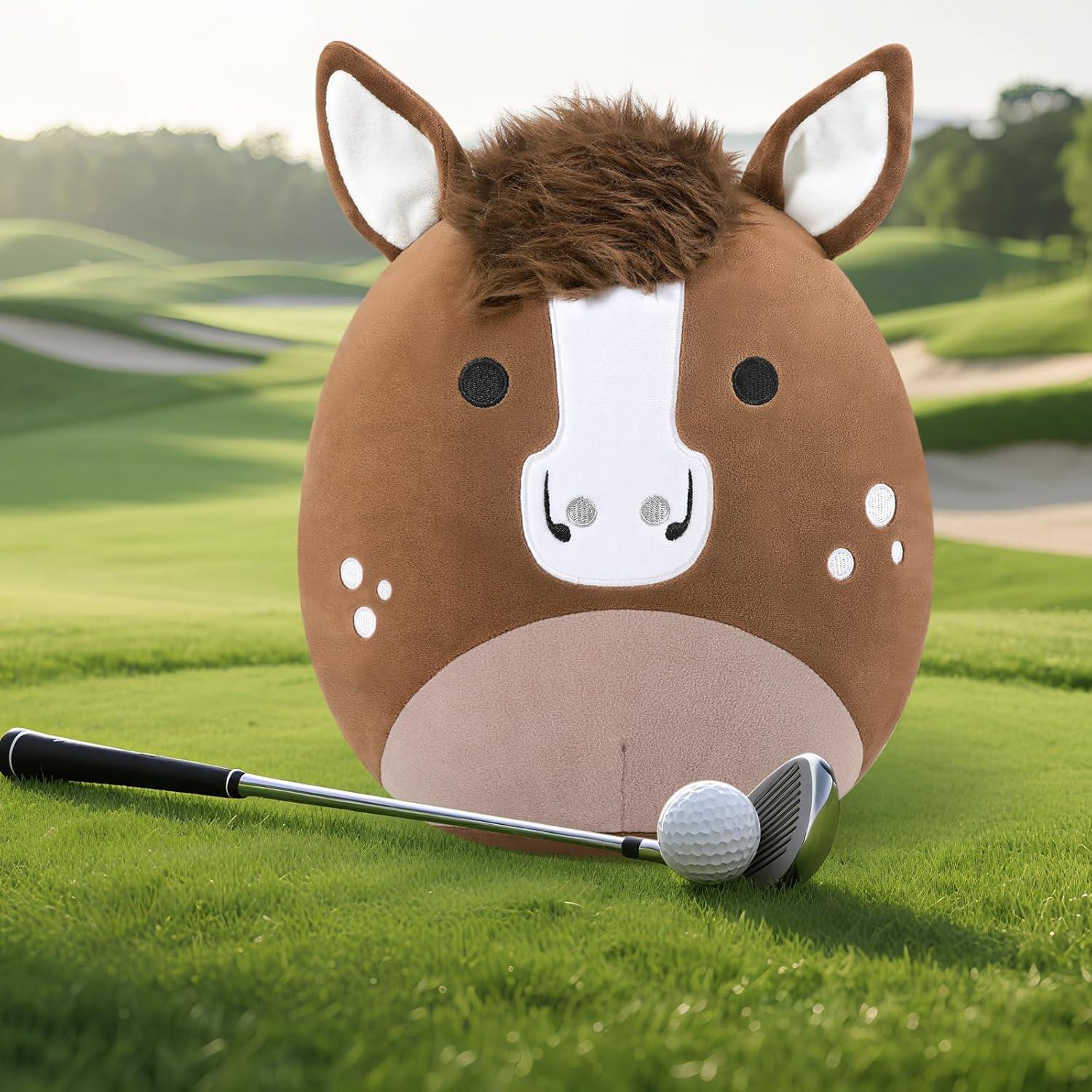 Peluche Caballo Cuarto de Milla PEACH CAT 30 cm Marrón