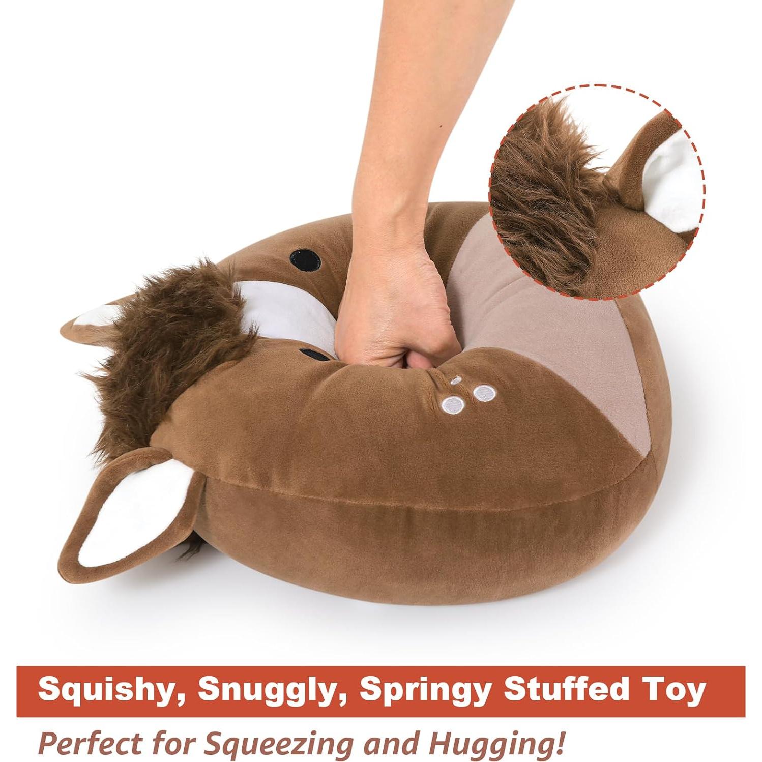 Peluche Caballo Cuarto de Milla PEACH CAT 30 cm Marrón