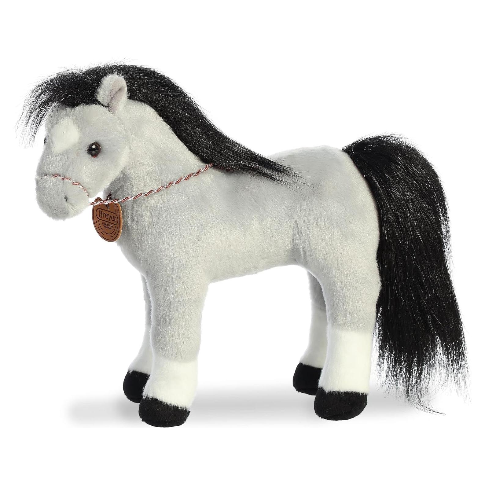 Peluche Welsh Cob Breyer® Aurora® 33 cm Gris Realista