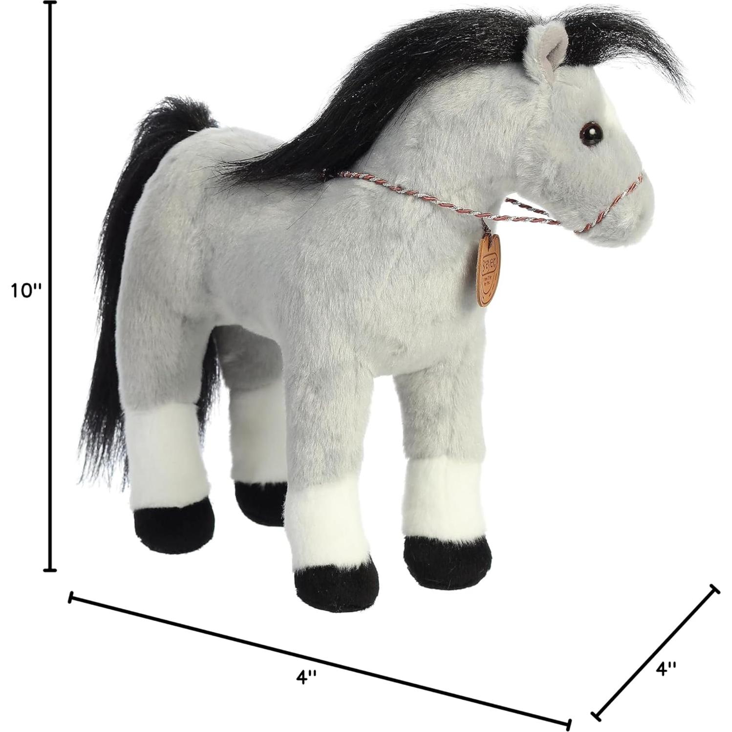 Peluche Welsh Cob Breyer® Aurora® 33 cm Gris Realista