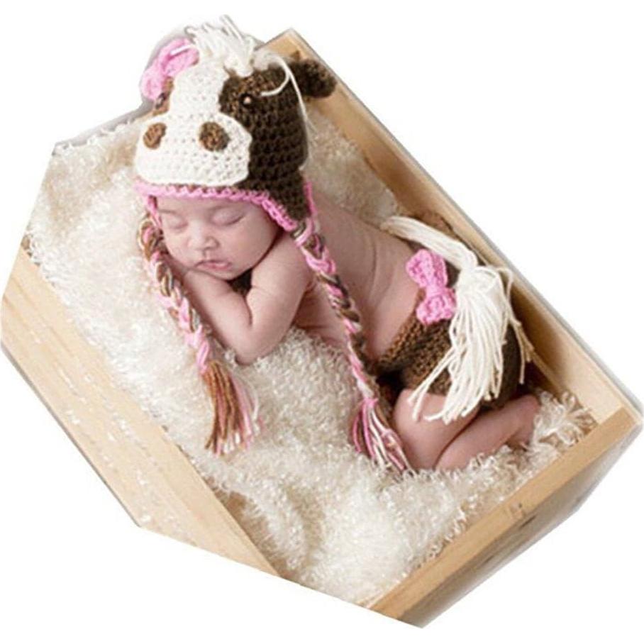 Accesorios de Fotografía para Bebés Unisex - Sombrero y Pantalón