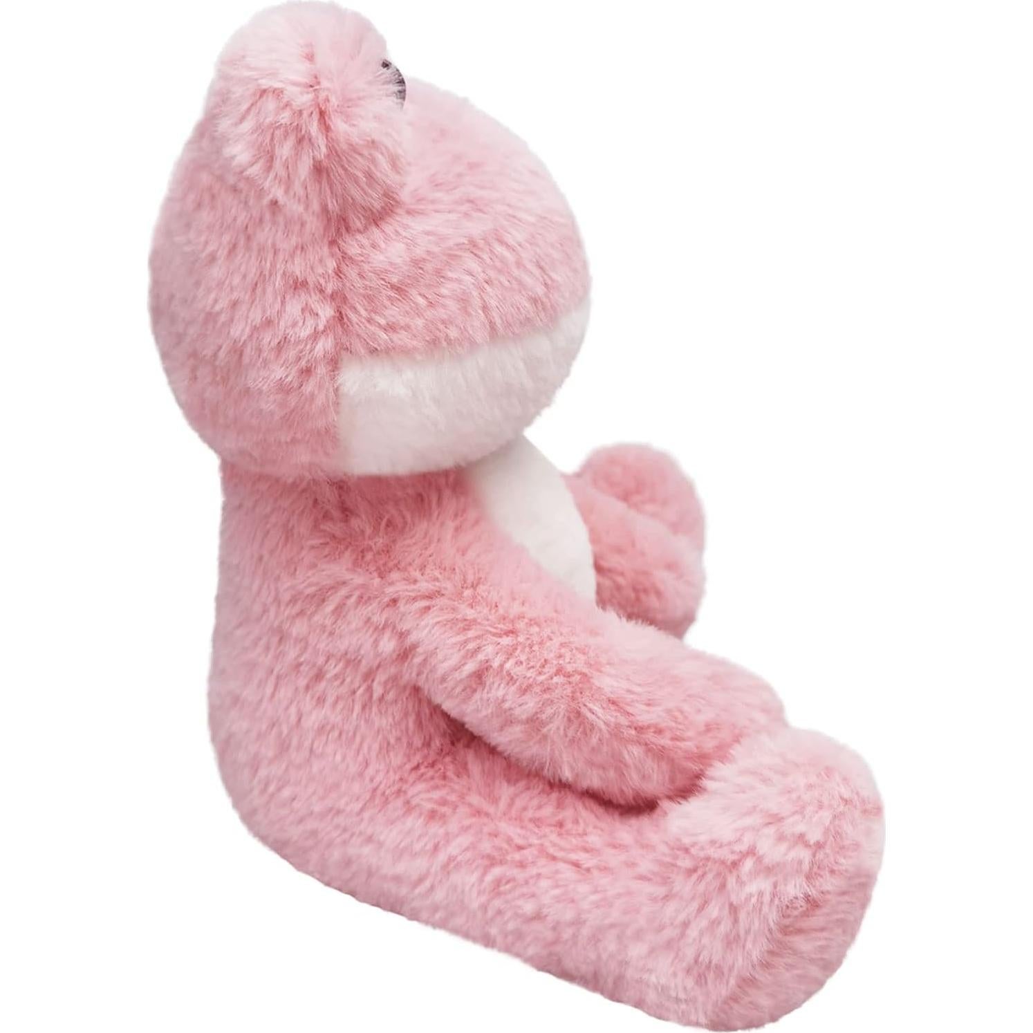Rana de Peluche Rosa Doindute 21.6 cm Suave y Acogedora