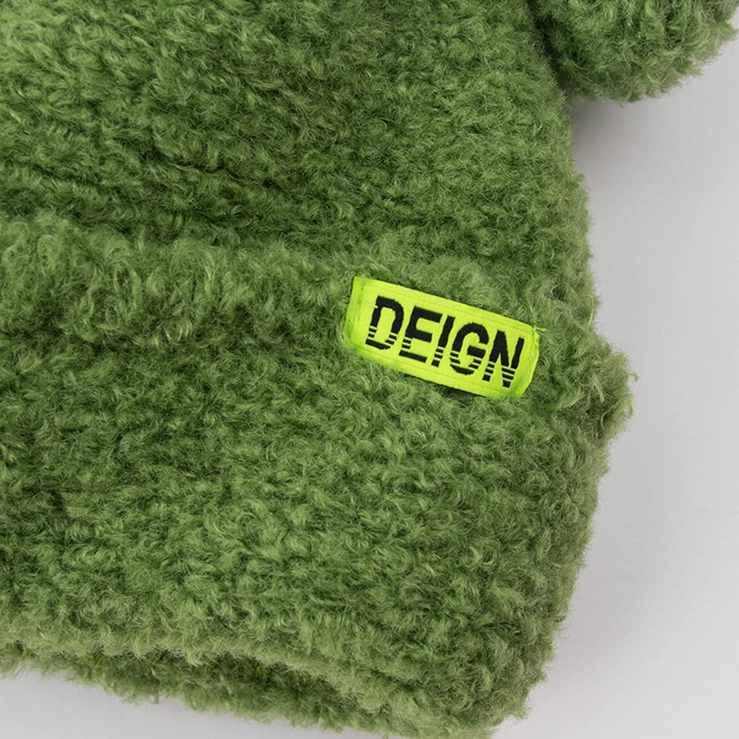 Gorro de Invierno Tejido BOLLEY JOSS Rana Verde Talla Única