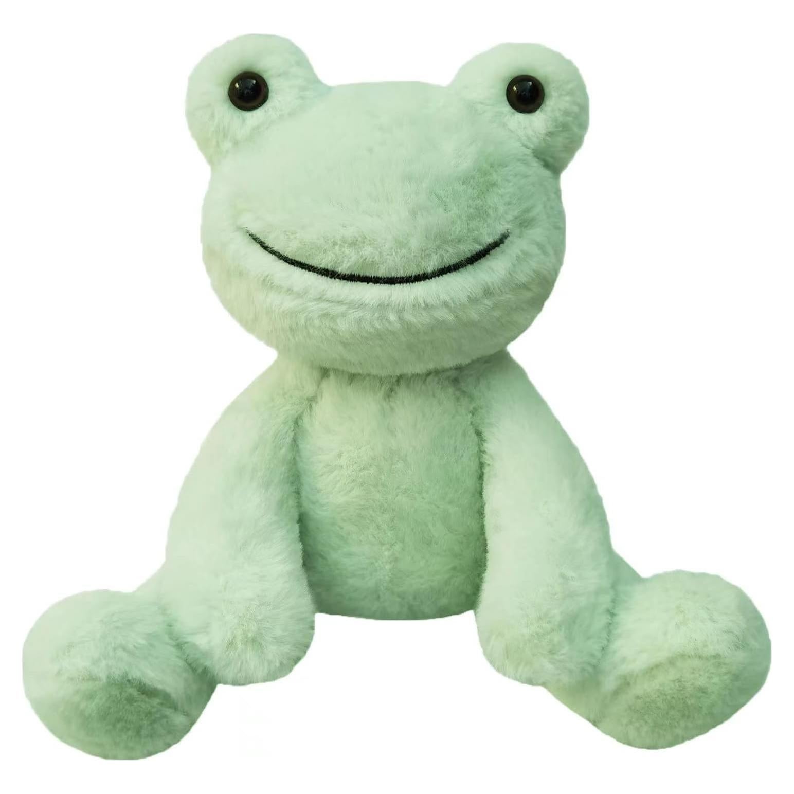 Juguete de Peluche Rana Verde Doindute 21.6 cm Suave y Acogedor
