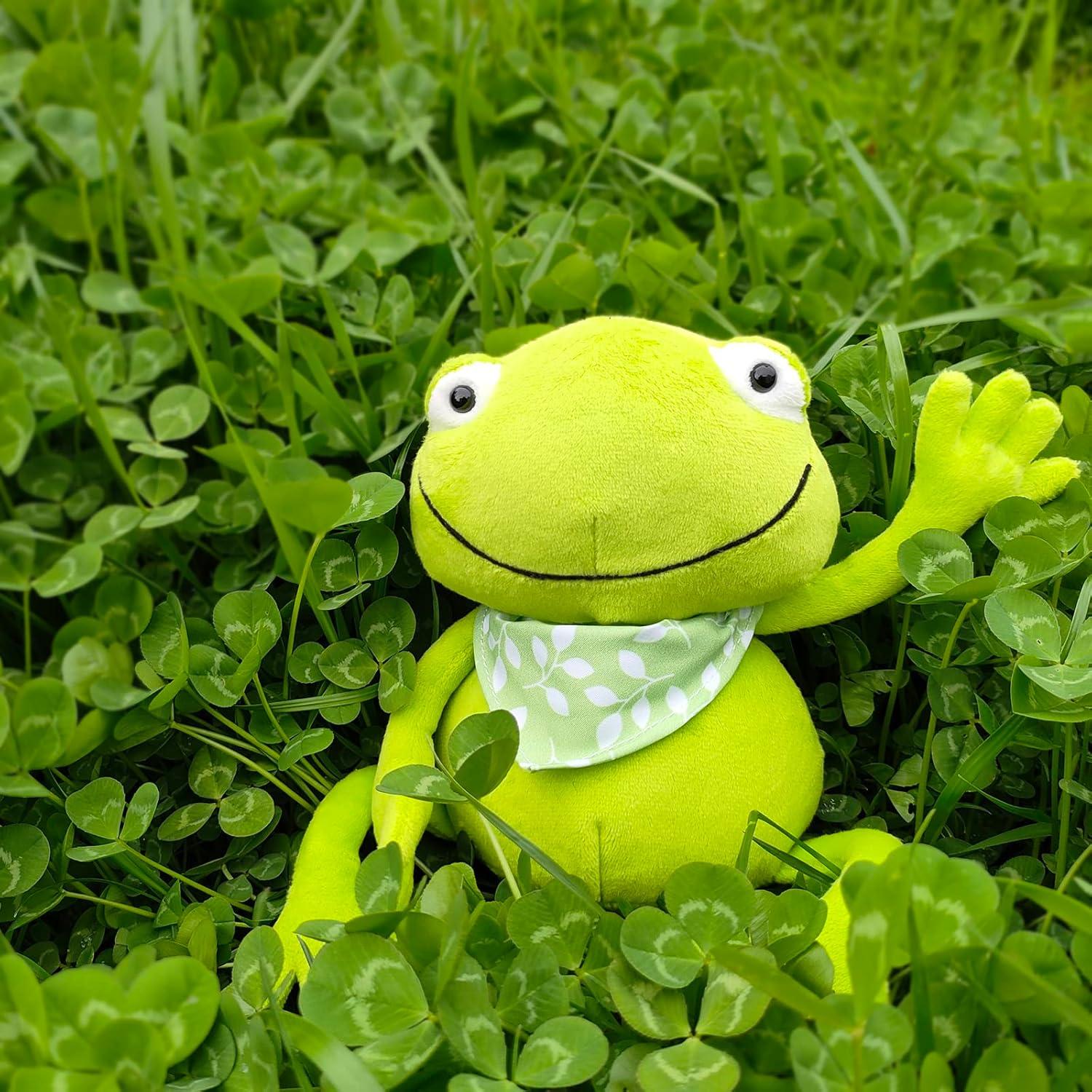 Rana de Peluche Verde M&R Toys 16 cm Suave para Niños