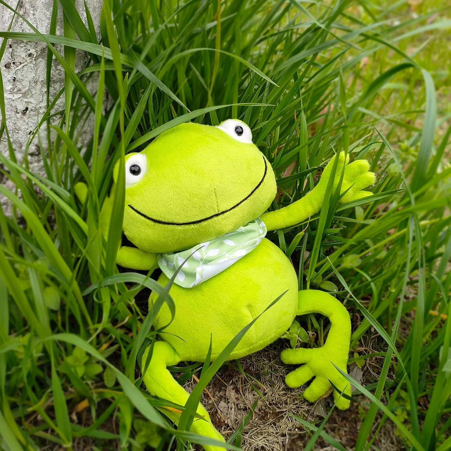 Rana de Peluche Verde M&R Toys 16 cm Suave para Niños