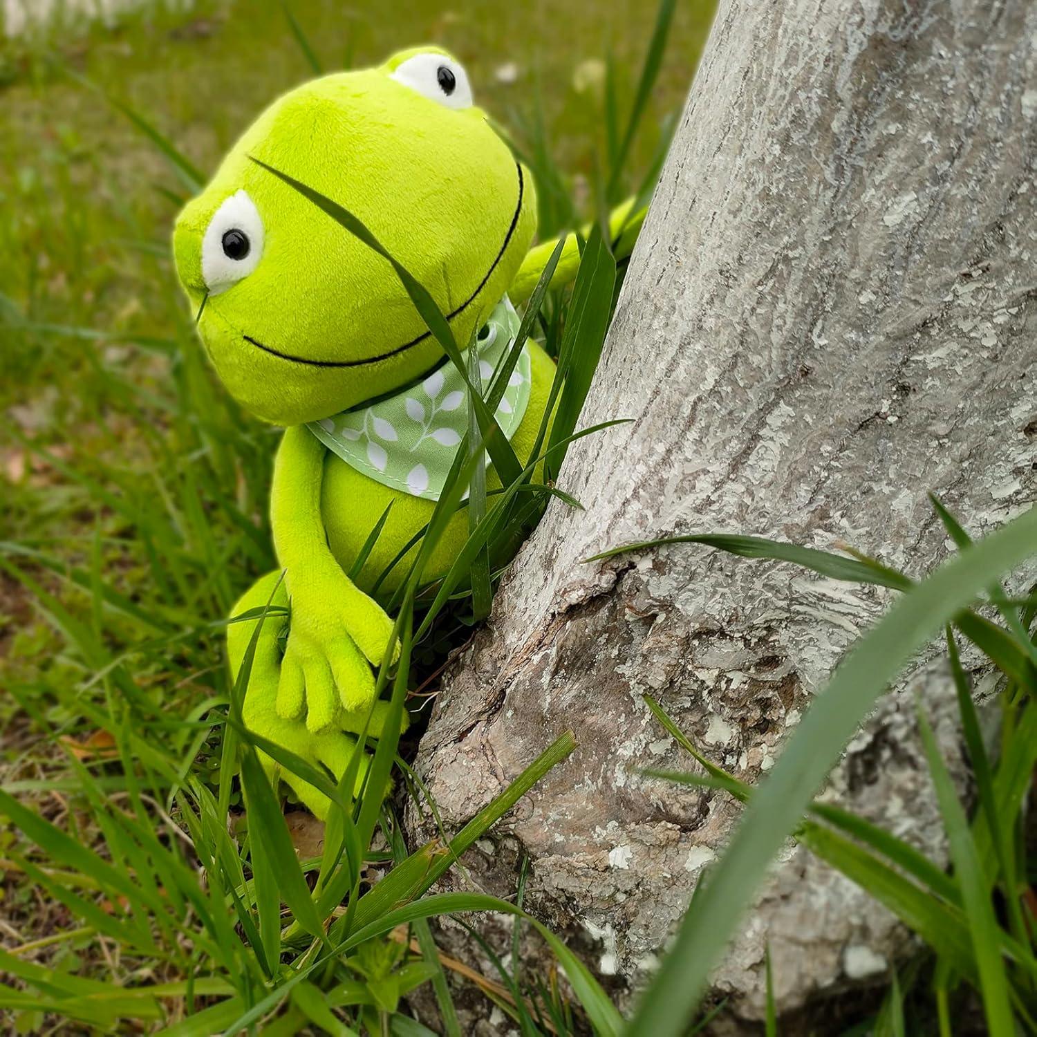 Rana de Peluche Verde M&R Toys 16 cm Suave para Niños