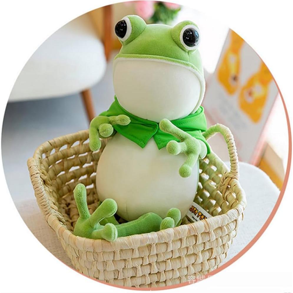 NatureMan Juguete de Peluche Rana 45 cm Suave Decoración