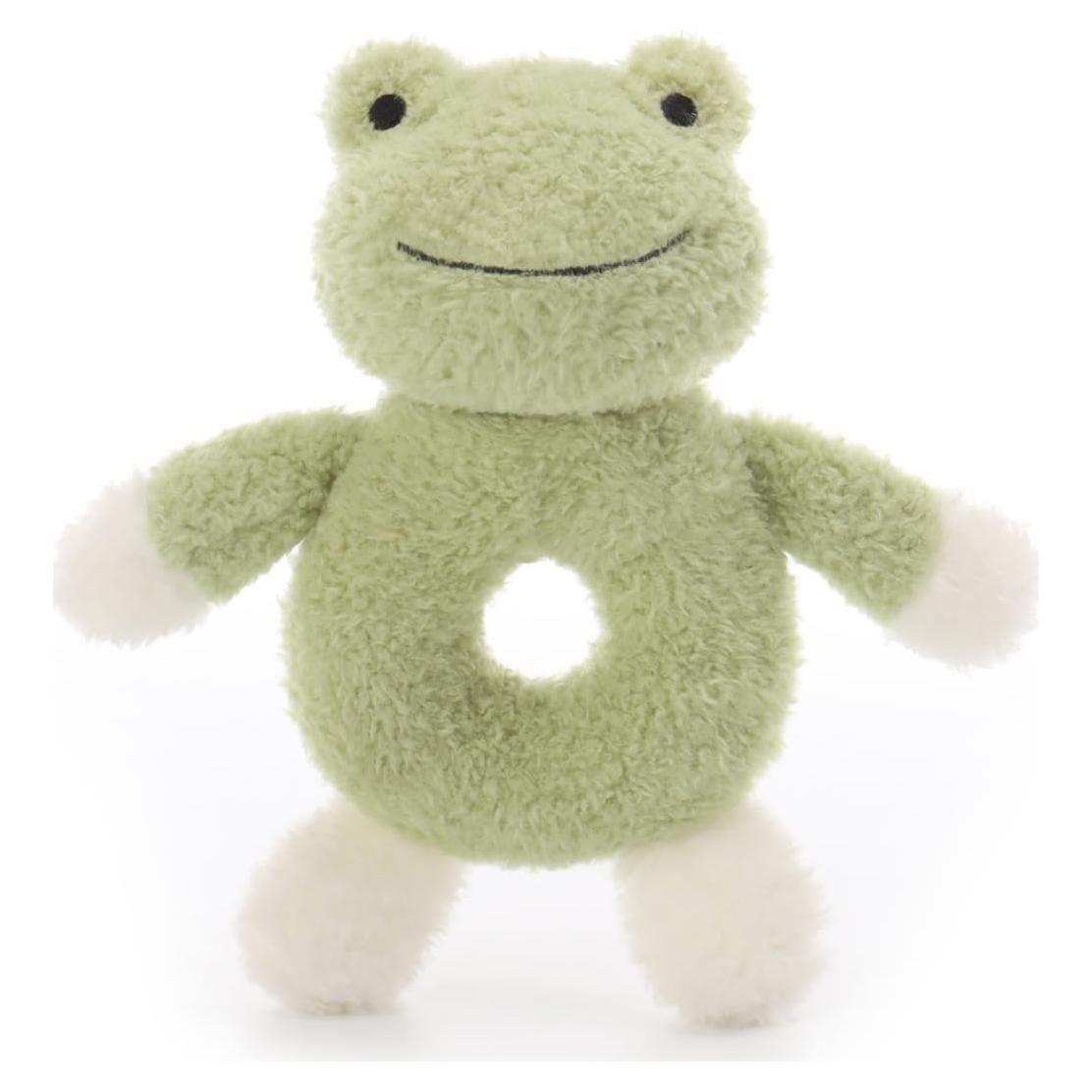 Sonajero Suave Rana Cordero Albaricoque 15 cm para Bebés