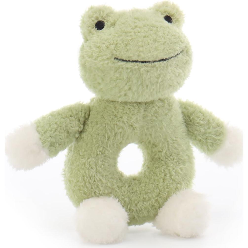 Sonajero Suave Rana Cordero Albaricoque 15 cm para Bebés