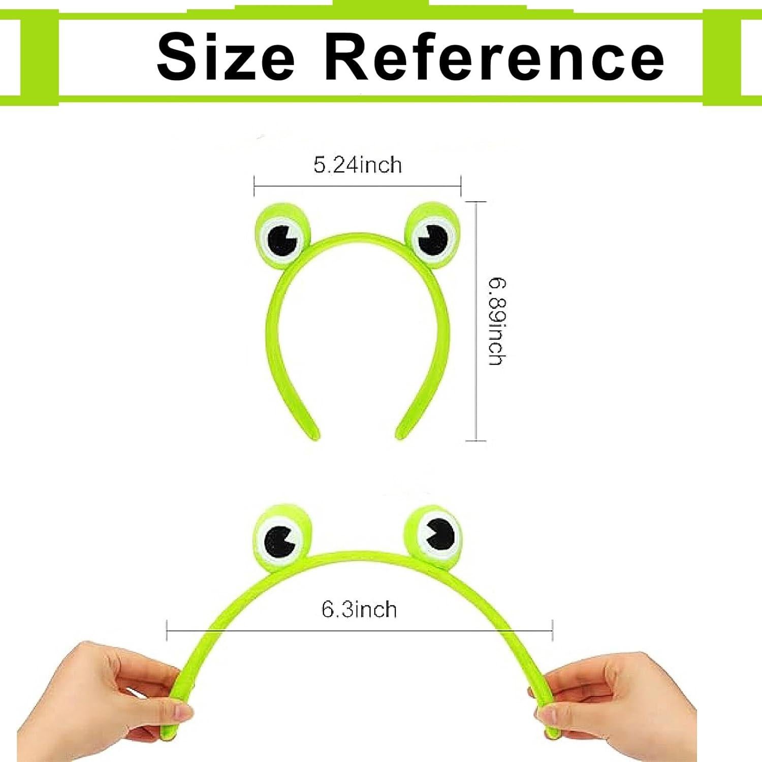 Diadema de Rana Linda Pdoucgia - Accesorio de Disfraz Verde