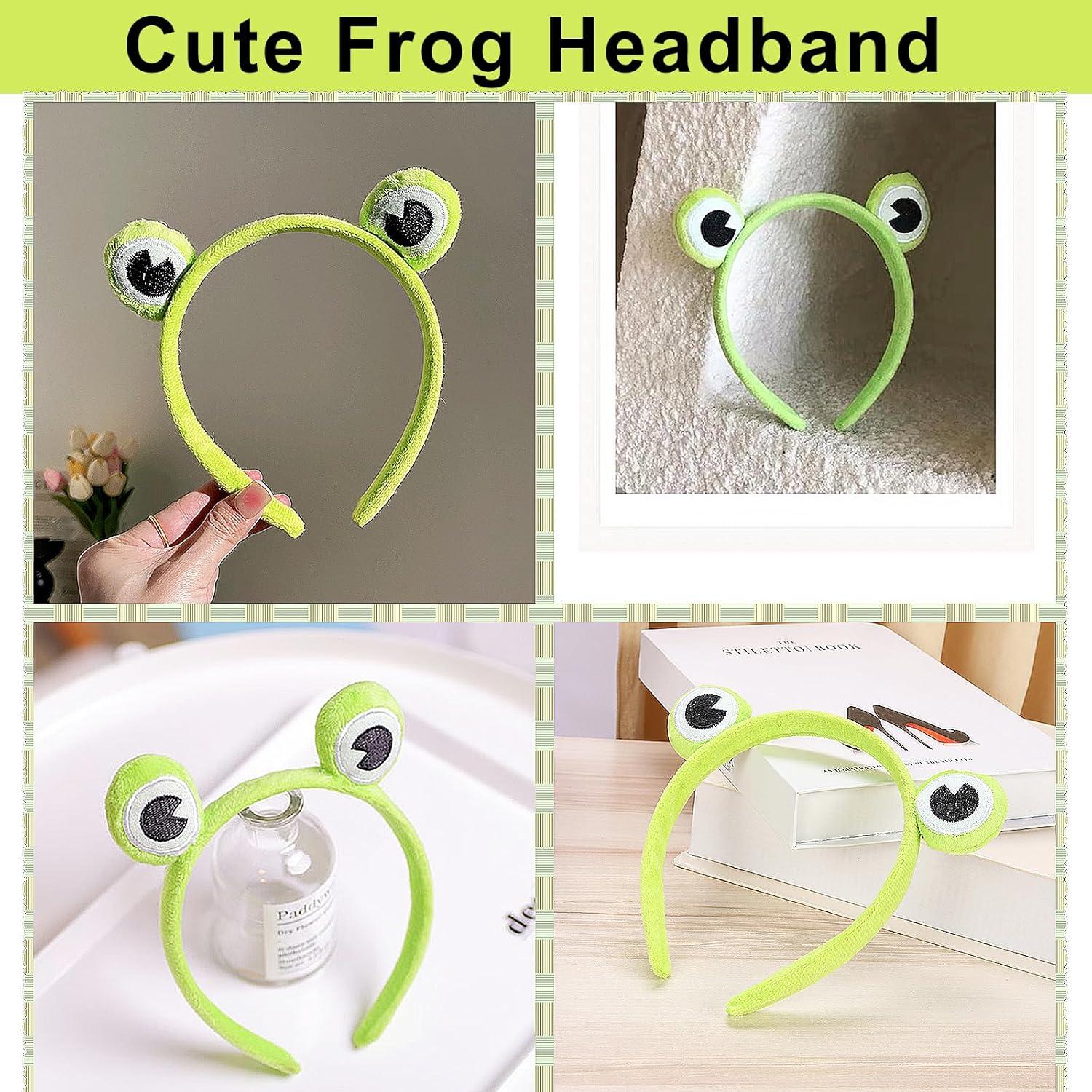 Diadema de Rana Linda Pdoucgia - Accesorio de Disfraz Verde