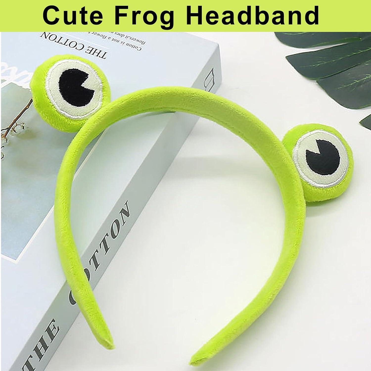 Diadema de Rana Linda Pdoucgia - Accesorio de Disfraz Verde