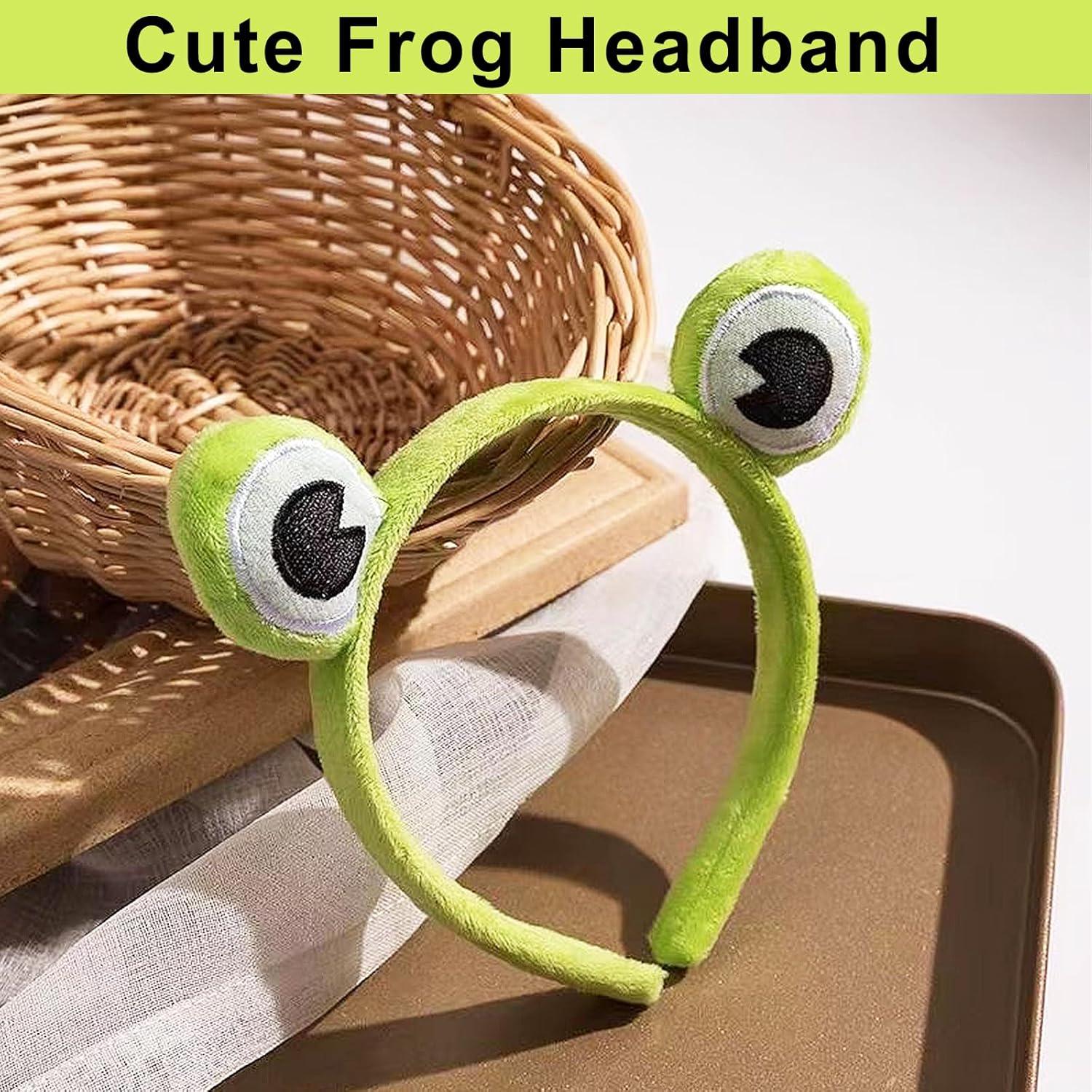 Diadema de Rana Linda Pdoucgia - Accesorio de Disfraz Verde