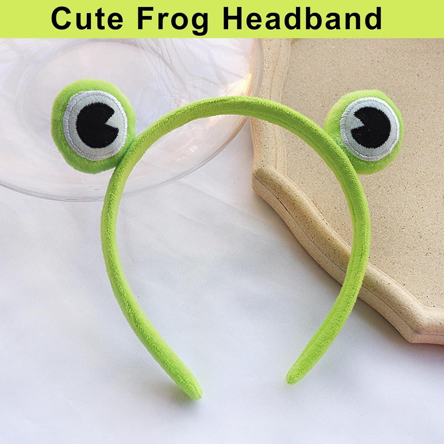 Diadema de Rana Linda Pdoucgia - Accesorio de Disfraz Verde