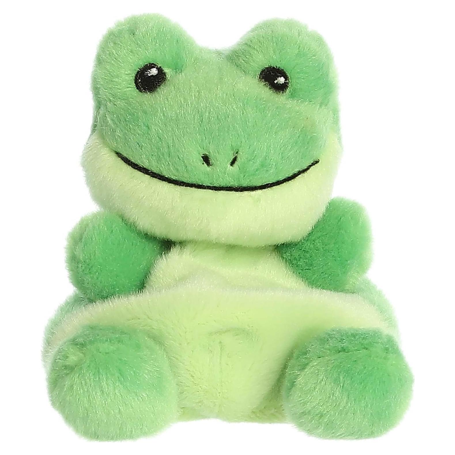Peluche Ribbits Frog Aurora Palm Pals 12.7 cm Verde