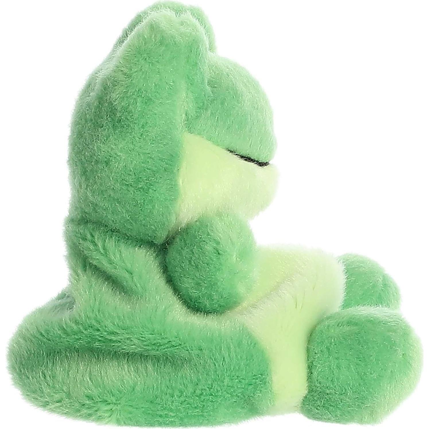Peluche Ribbits Frog Aurora Palm Pals 12.7 cm Verde