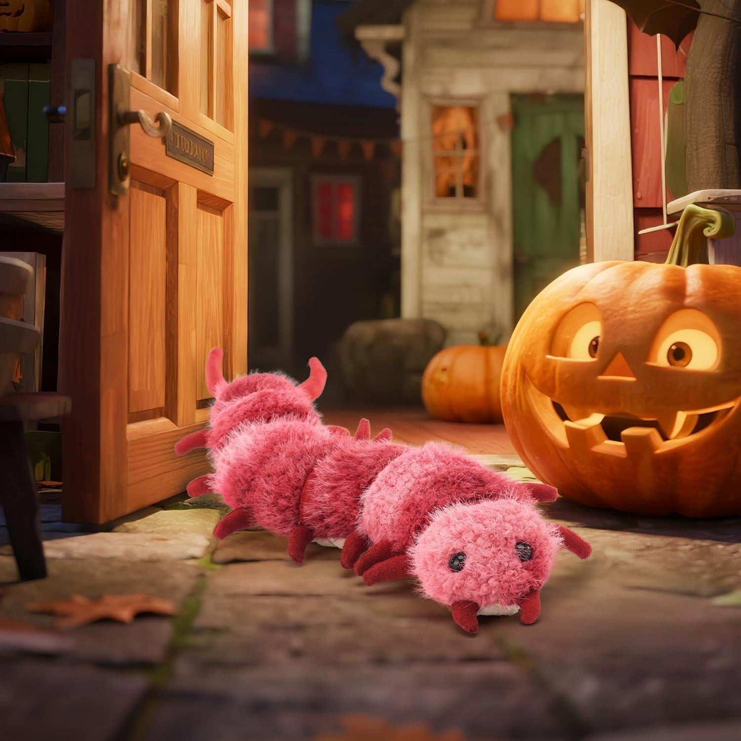 Ciempiés de Peluche Cordero Albaricoque 35.56 cm Suave