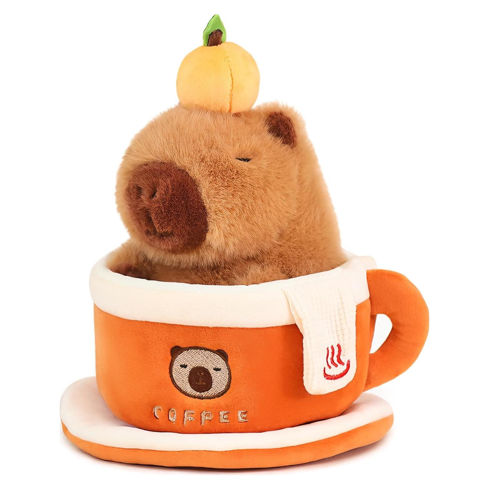 Peluche Capibara Taza de Café Ditucu 22.86 cm Suave
