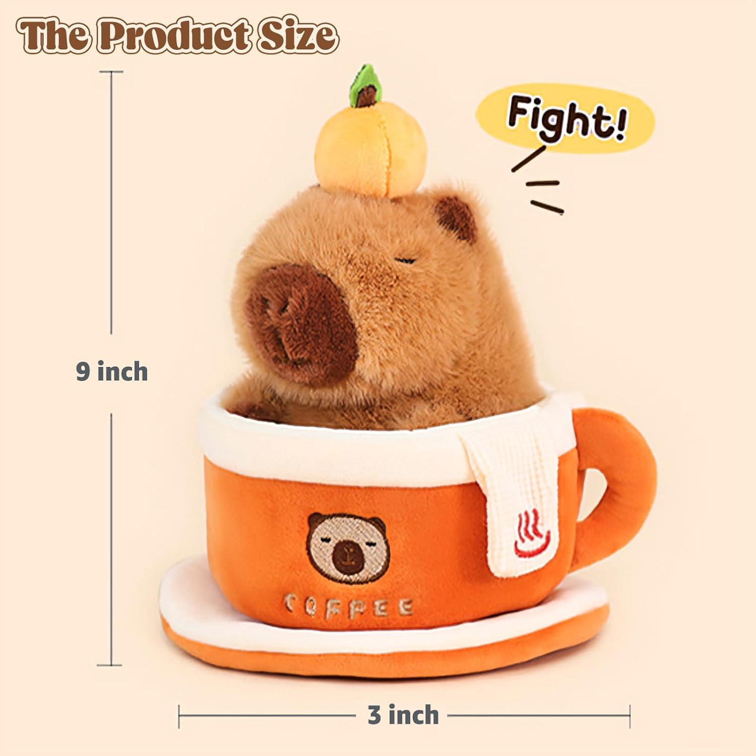Peluche Capibara Taza de Café Ditucu 22.86 cm Suave