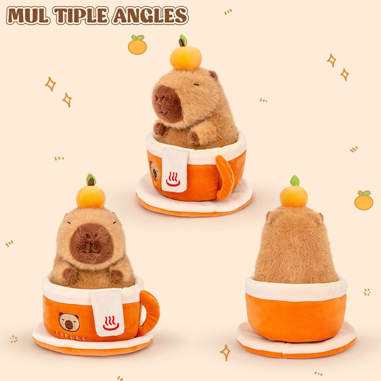 Peluche Capibara Taza de Café Ditucu 22.86 cm Suave