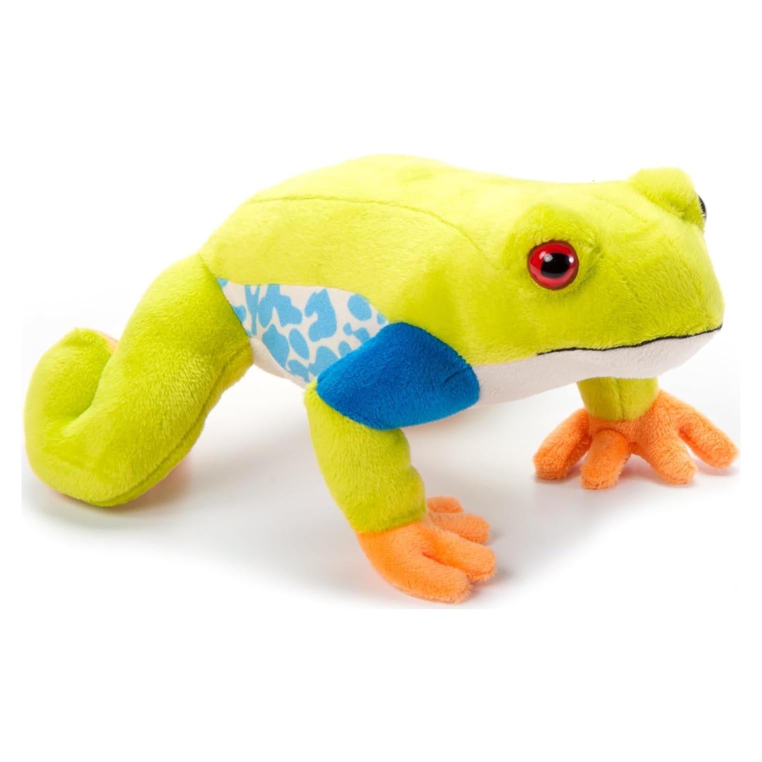 Peluche Rana de Ojos Rojos 23 cm El Zoológico de Caricias