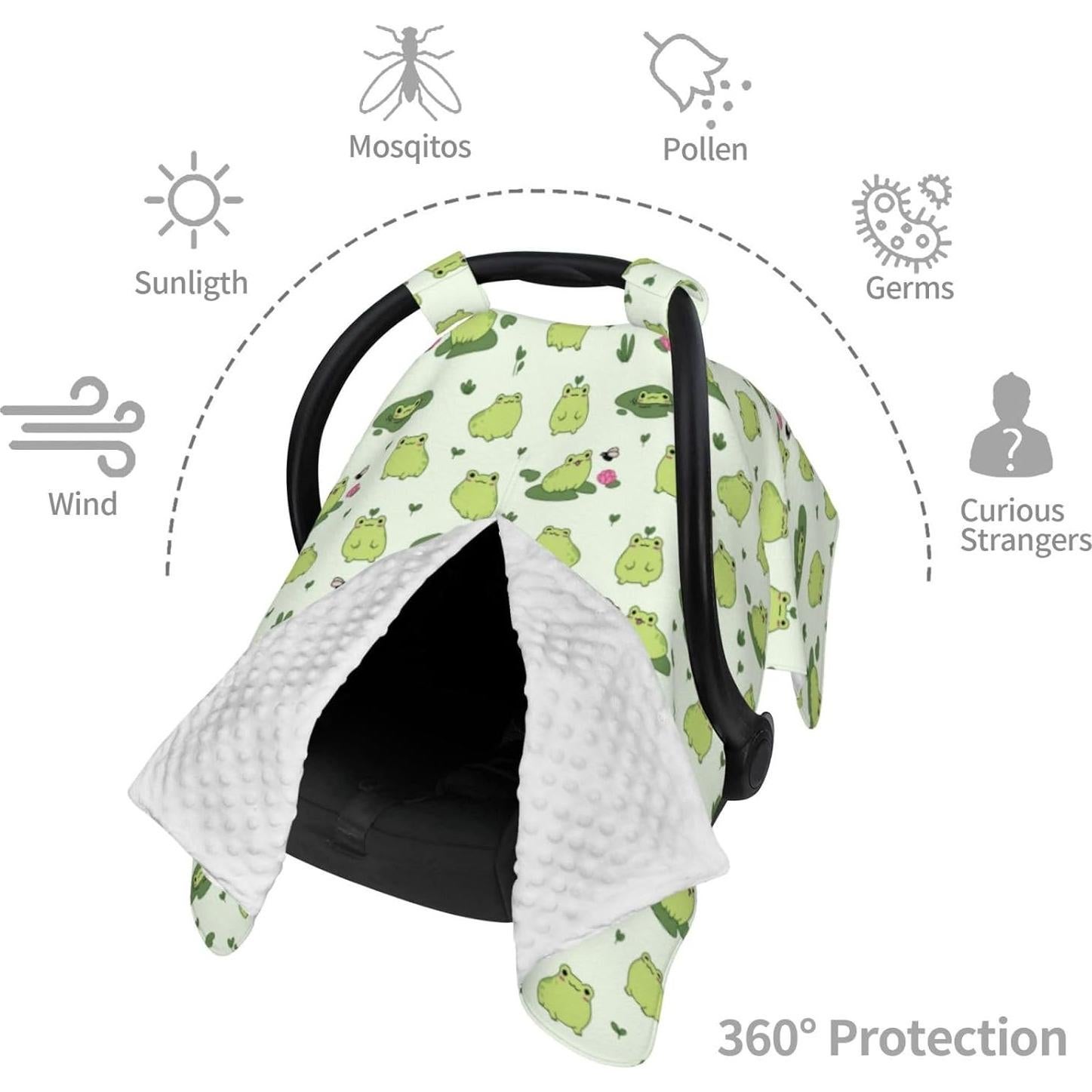 Funda de Asiento para Bebé Yobvec Rana 100x70cm Multiuso