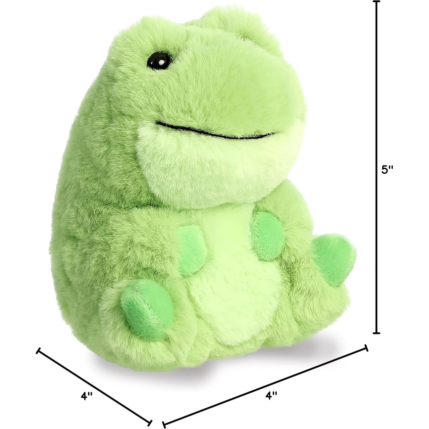 Peluche Rana Riberto Aurora 12.7 cm Verde - Compañero Adorable