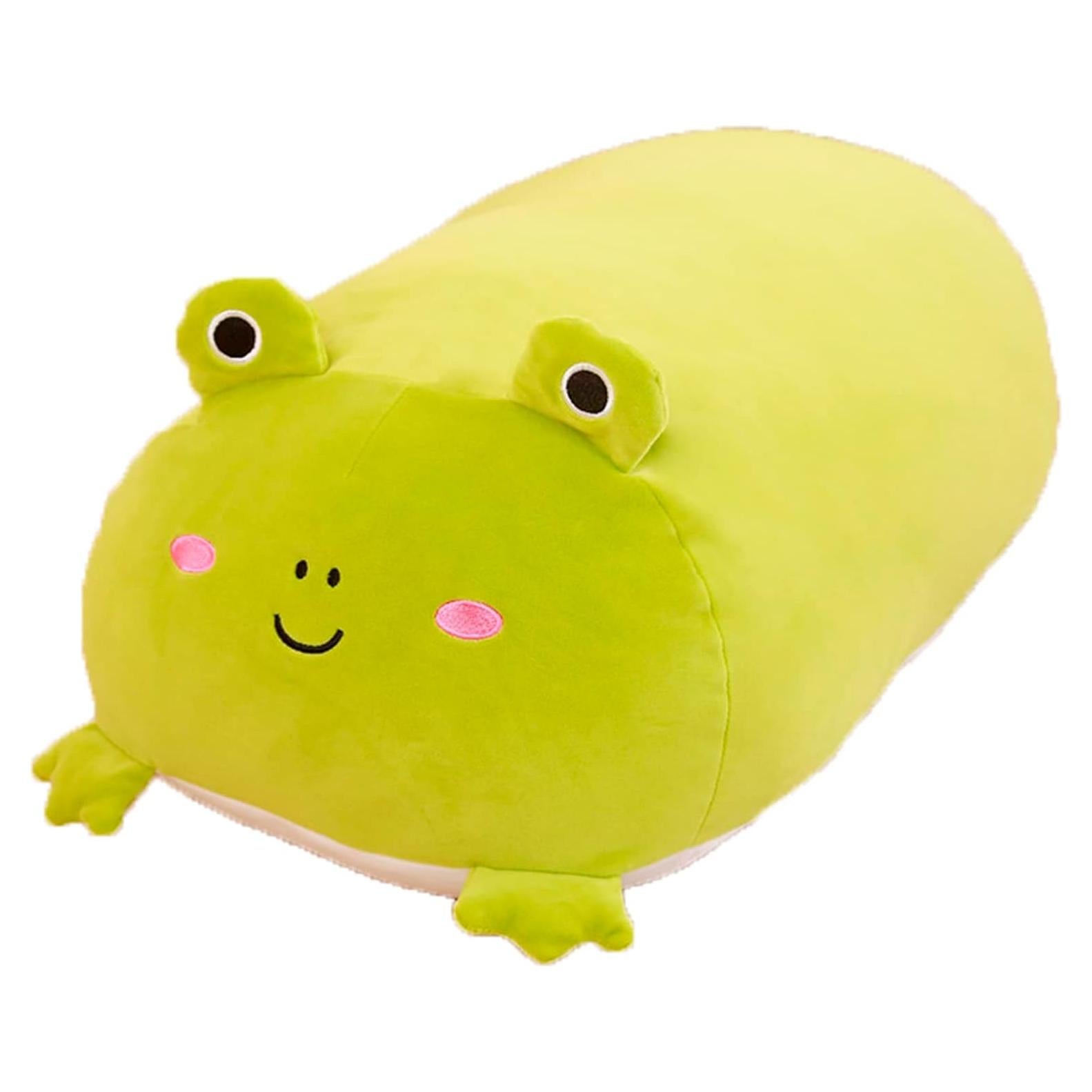 Almohada de Peluche Rana 20 cm TONGSONG Suave y Abrazable