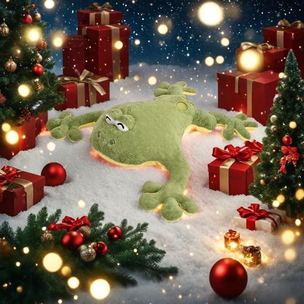 Peluche Rana Verde Gigante 60cm Huniupore Almohada Abrazo