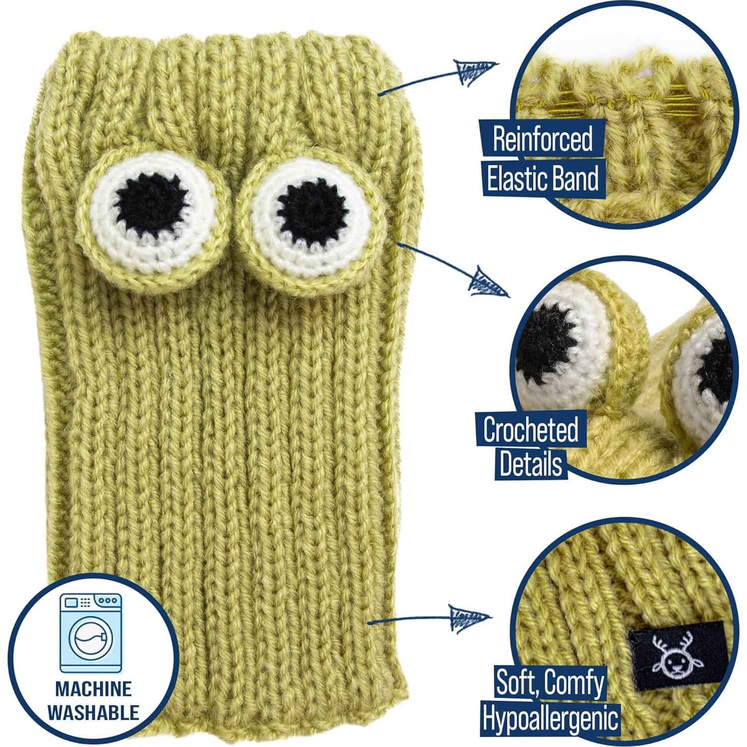 Disfraz de Snood de Rana para Perro Mediano Zoo Snoods