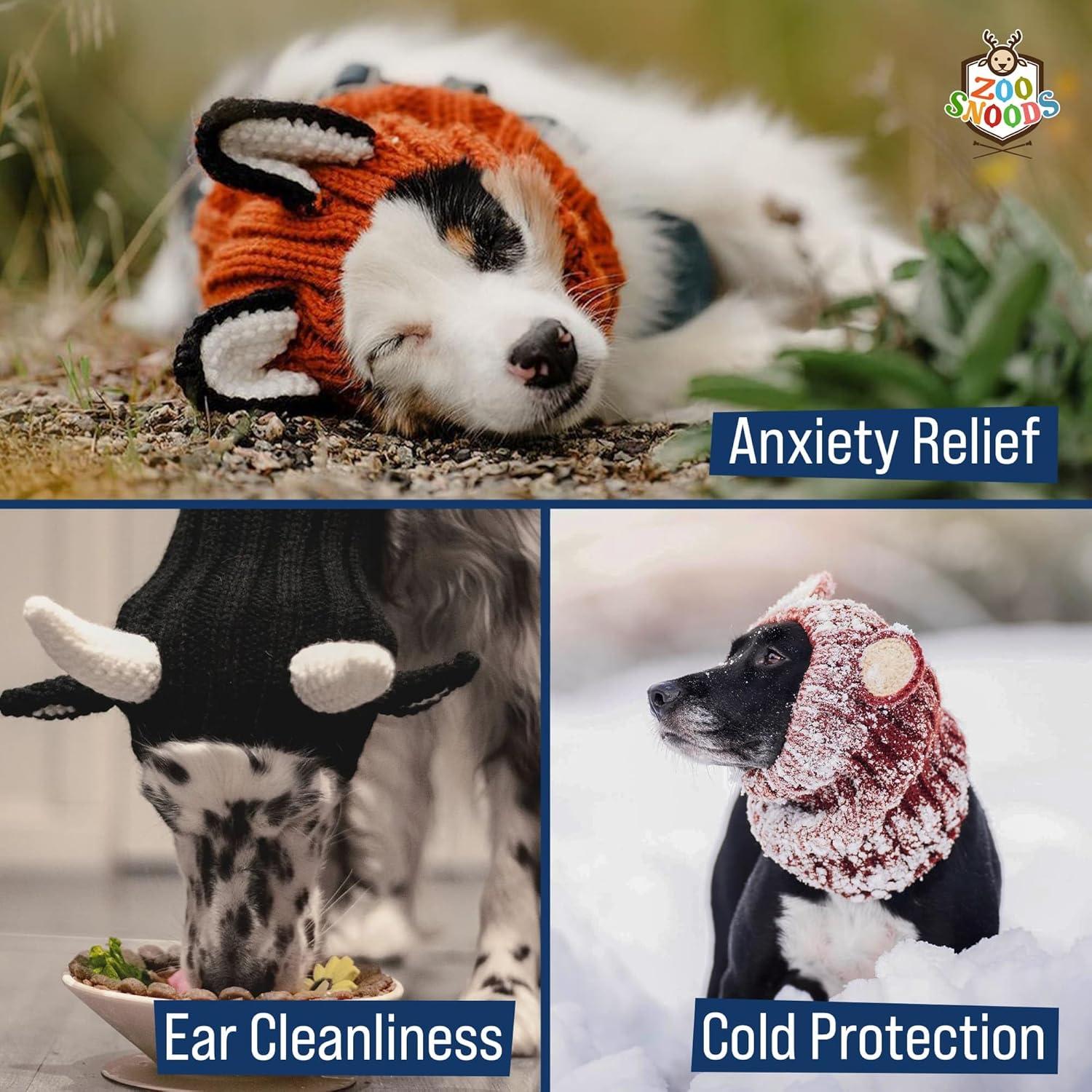 Disfraz de Snood de Rana para Perro Mediano Zoo Snoods