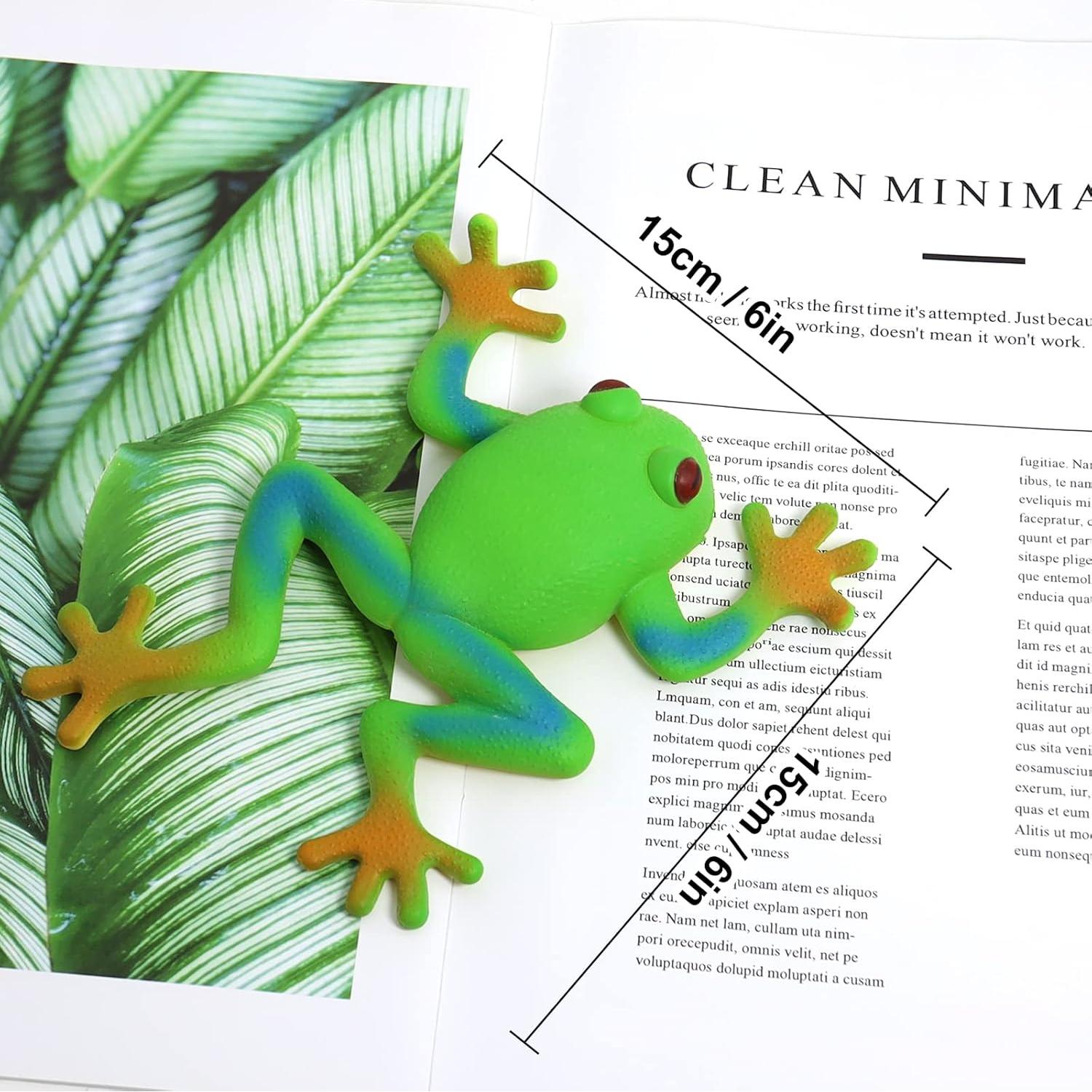 5 Piezas Juguetes de Rana Realista Lohoee 15x15 cm