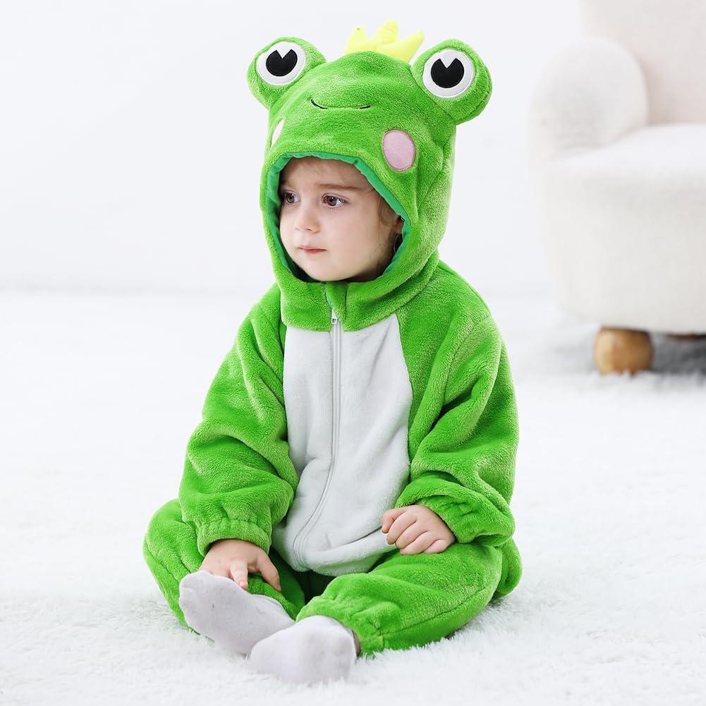 Disfraz de Rana para Bebé Unisex 3-36 meses - Pijama Suave