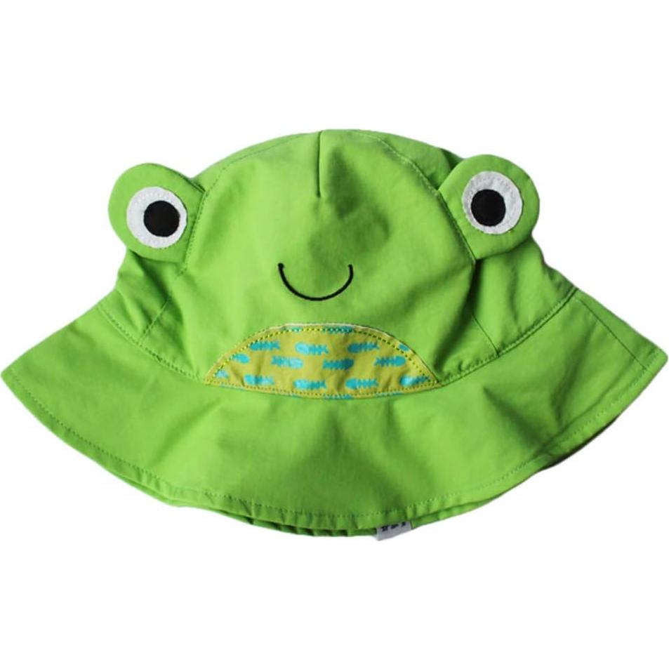 Sombrero de Cubo Plegable UPF 50+ para Bebés y Niños Verde