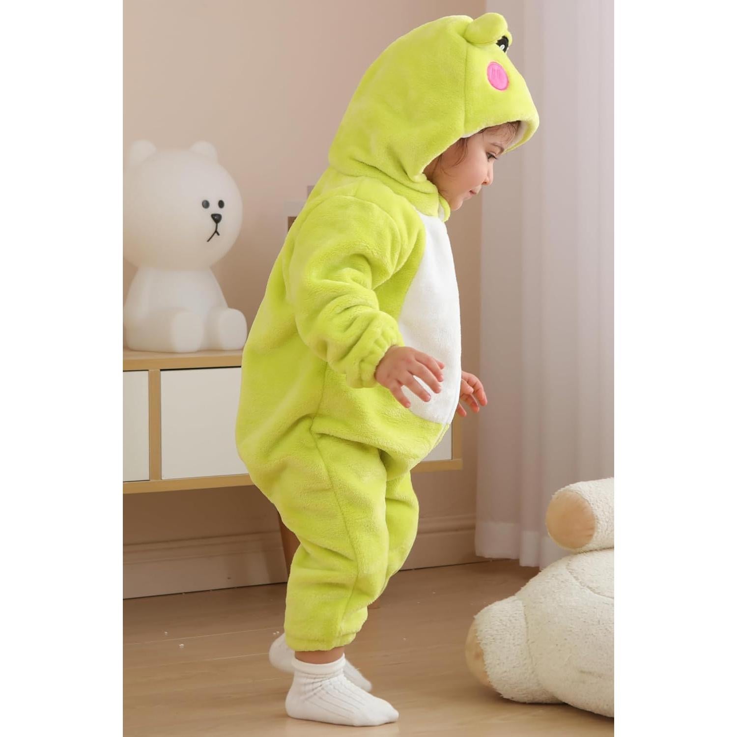 Disfraz de Rana Unisex para Bebé DarkCom - Mono con Capucha