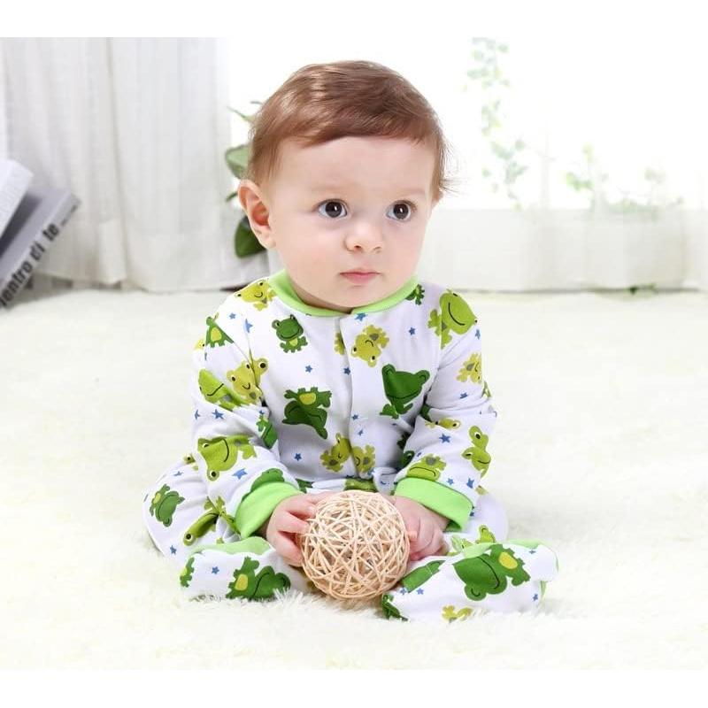 Mono de Bebé Unisex 100% Algodón Manga Larga 9-12 Meses